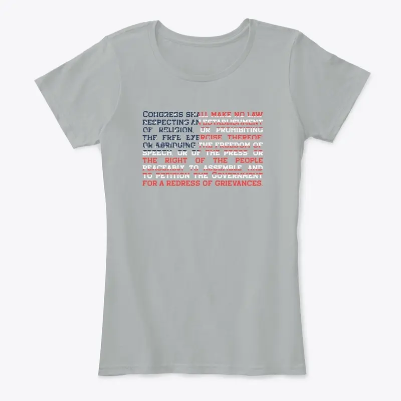 First Amendment Flag Tee