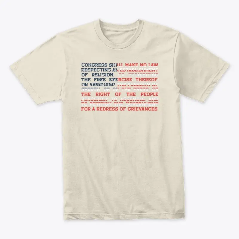 First Amendment Flag Tee